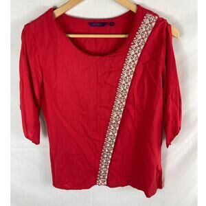 Srishti Embroidered Flap Front Top Size Medium